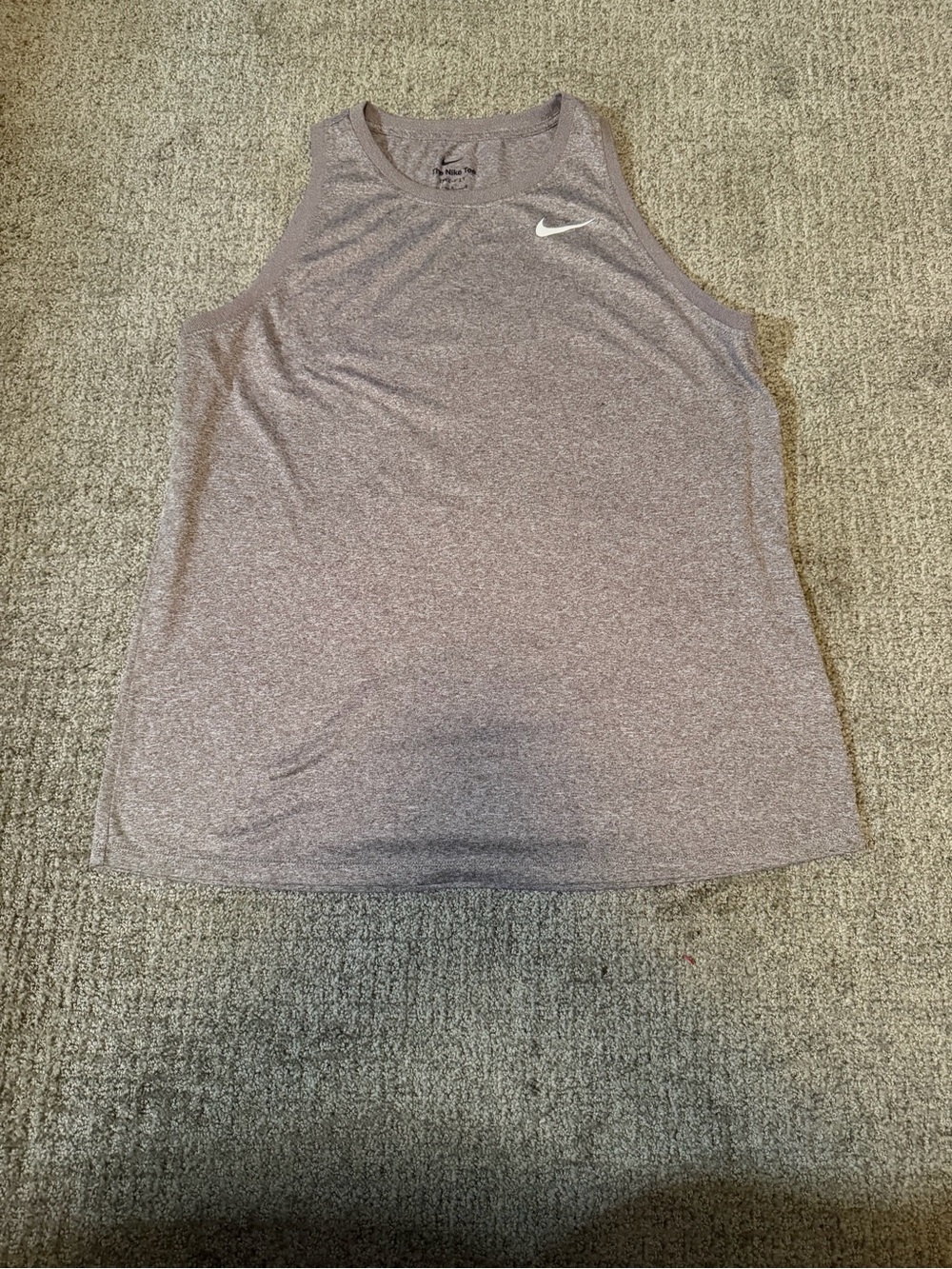 Nike Women’s Lavender Heather Dri-FIT Training Tank